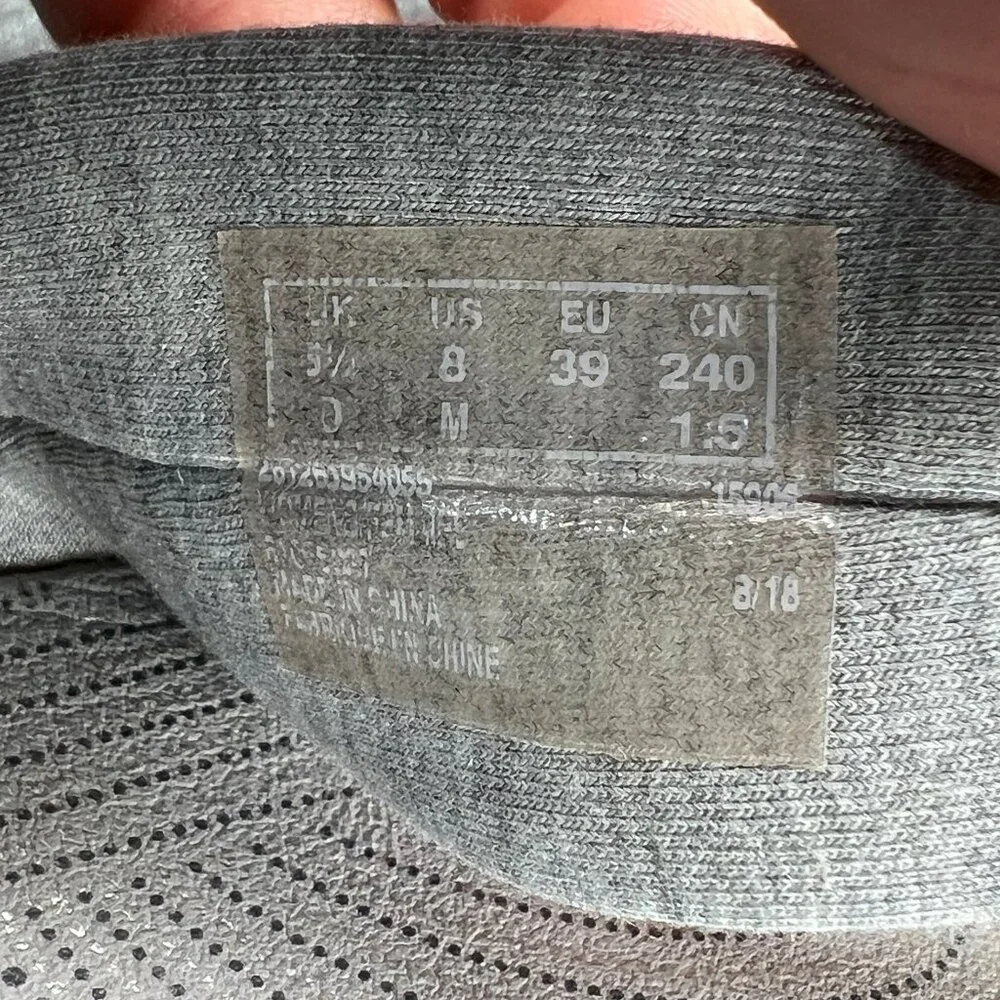 Clarks Cloudsteppers Sandals Women's 8 Grey Comfort Casual Toe Post‎ Flip Flops